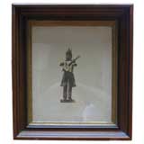 Antique Albumen Print of Black Minstrel Marionette
