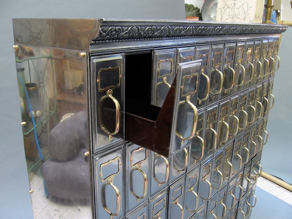 Elaborate, Early Steel File Cabinet