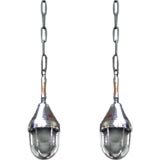 Retro Pair of Fantastic Industrial Ceiling Fixtures