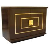 Decorative Cabinet with Brass Details