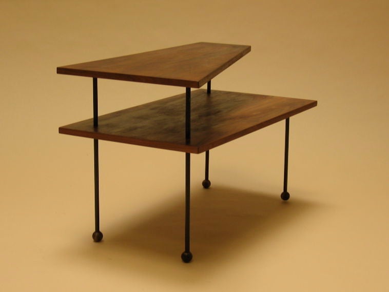 Wood Greta Grossman Side Table For Sale