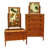 Antique Craftsman Style Bedroom Pieces by Compact Furniture