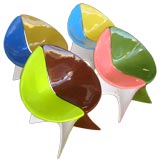 Set of groovy chairs