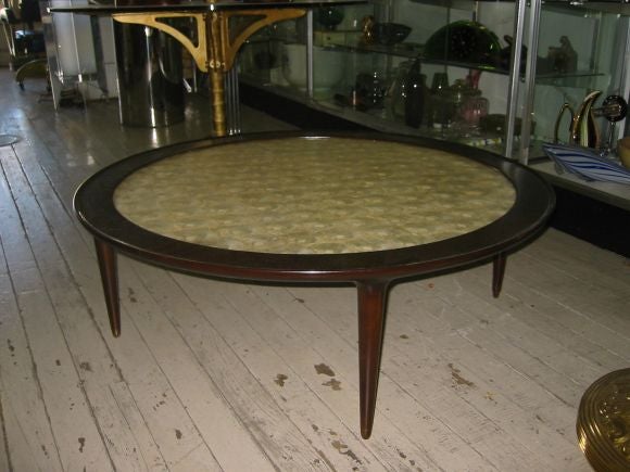 Mid-20th Century Capiz Shell Coffee Table
