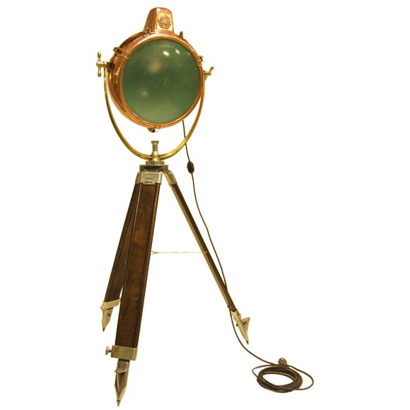 Copper Nautical Spotlight