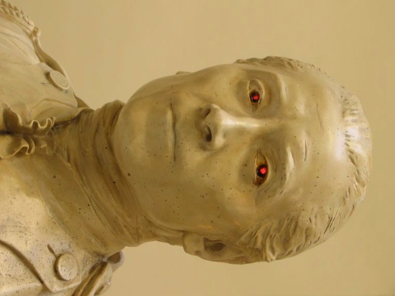 Patriot's Head with Lighted Eyes