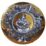 Set of Fornasetti "Melodramma" Plates