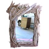 Large Driftwood Mirror