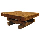"Art Brut" African Ironwood Cocktail Table