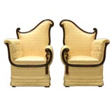 Pair of Opposing "Glamour" Chairs