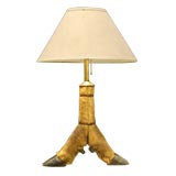 Vintage Cloven Hoove Lamp