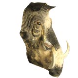 Wild Boar's Head in Ceramic