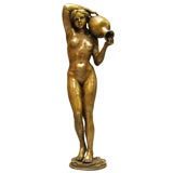 Bronze "Rebecca at the Well" Figure