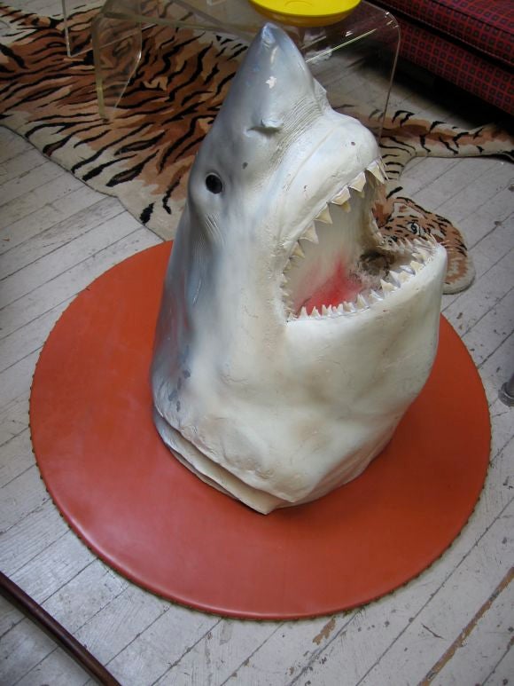 Mid-20th Century Great White Shark Trophy Mount