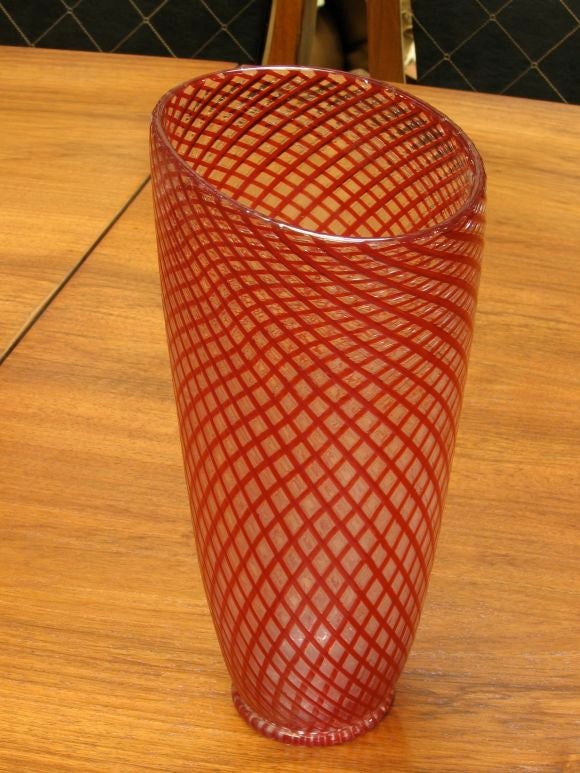 Fratelli Toso "Reticello" Vase