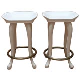 Barstools, in the style of John Dickenson