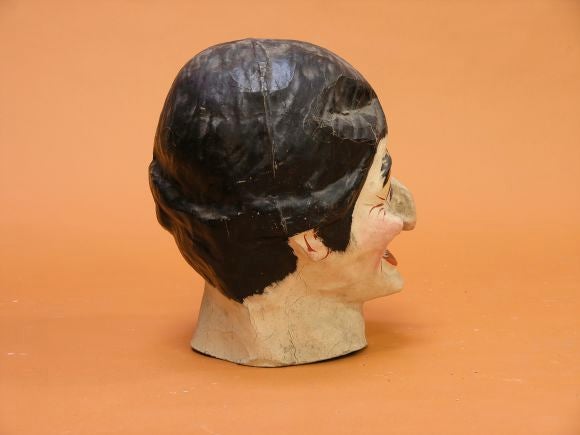 20th Century German Paper Mache' Mask