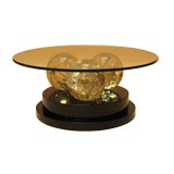 Cracked Resin Ball Coffee Table