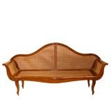Used 19th Century Rosewood Caned Canape