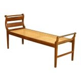 Caned Hardwood Day Bed