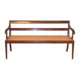 Brazilian Rosewood Caned Sofa