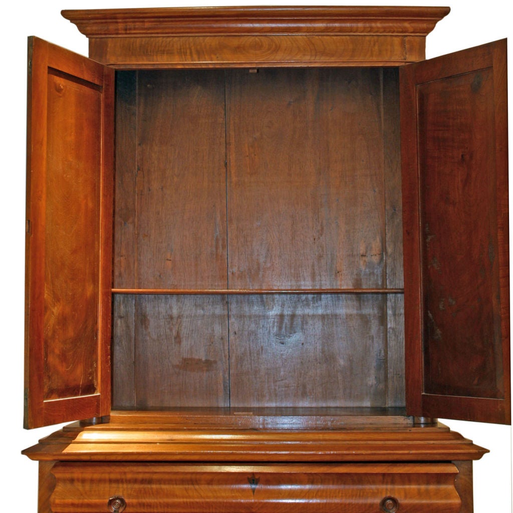 Louis Phillipe Walnut Secretary