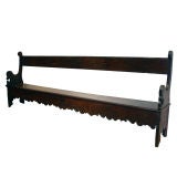 Long Decorative Antique Bench