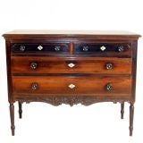 18C Portuguese Chest of Drawers in Rosewood