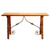 Antique 18C Spanish Colonial Guard Room Table
