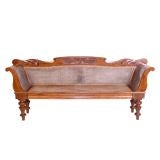Brazilian Rosewood Caned Hall Sofa