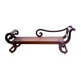 Antique Brazilian Rosewood Caned Daybed