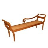 19C Caned Bench 19C Caned Bench
