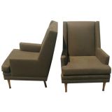 Pair of Highback Armchairs