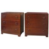 Pair of Oak chests
