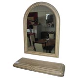  Wall-Mount Console Table and Mirror