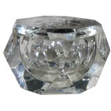 Giant Faceted Lucite Ice Bucket