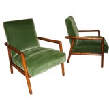 Pair of Robsjohn-Gibbings Lounge Chairs