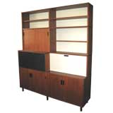 Cees Braakman U+N Series Mahogany Wall Unit