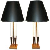Pair of Tommi Parzinger Lamps for Stiffel
