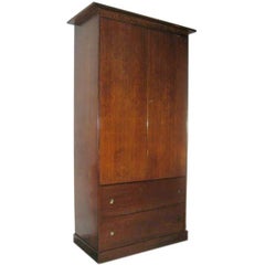 Vintage Mahogany Gentlemen's Chest by Directional
