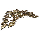 Flock of Birds Wall Sculpture