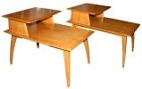 Vintage Pair Heywood Wakefield Side Tables