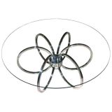 Chrome 
Glass Coffee Table