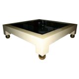 Bone Mosaic Coffee Table att to Karl Springer