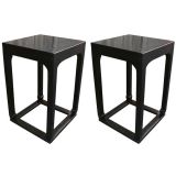 Lacquered Side Tables