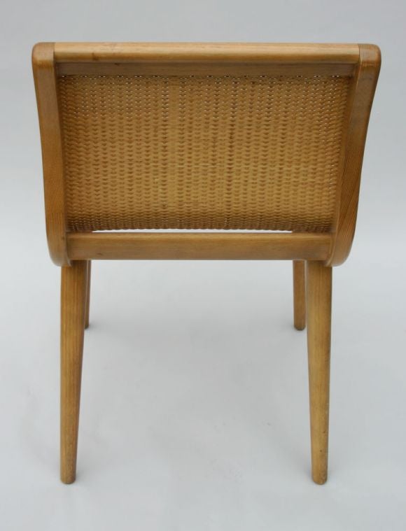 Mid-20th Century Jack Van der Molen Set of Six Oak Dining Chairs