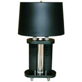 Deco Bakelite and Lucite Double Lamp