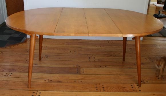 Mid-20th Century Russel Wright Conant Ball Table with 6 Chairs