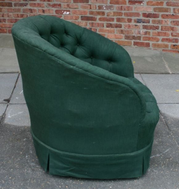 American James Mont attributed Tufted Armchair For Sale