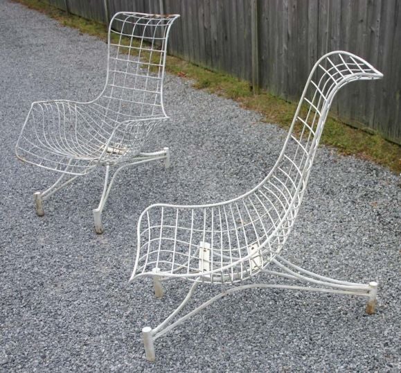 Rare Vladimir Kagan Indoor-Outdoor Chairs